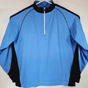 FootJoy FJ Mens XL 1/4 Zip Sweater Pullover Long Sleeve Blue
